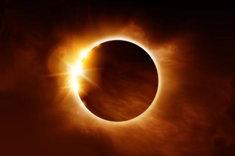 Image of a solar eclipse