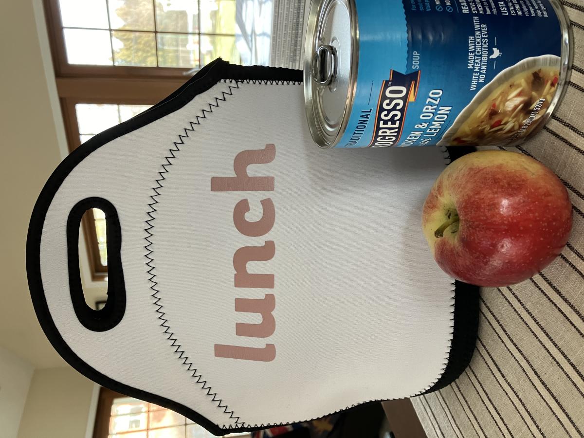 lunch tote white