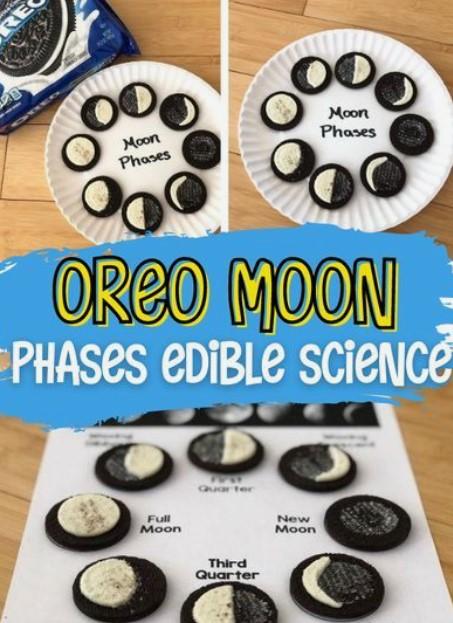 oreo phases of the moon