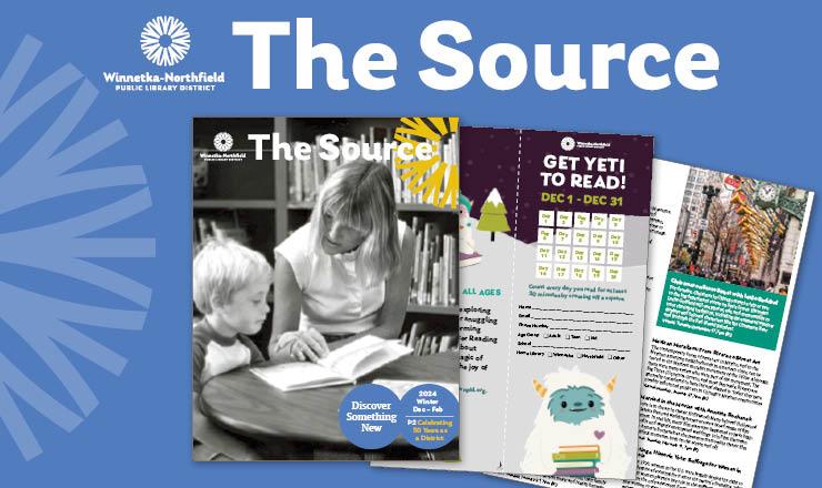 The Source with photos of the newsletter